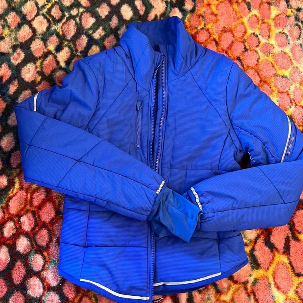 Free people light weight running jacket
